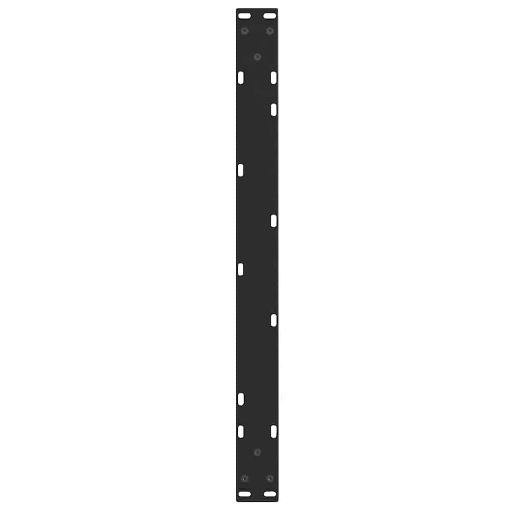Gambe per Tavolino da Caffè forma V 2 pz Nere 70x(42-43,3) cm