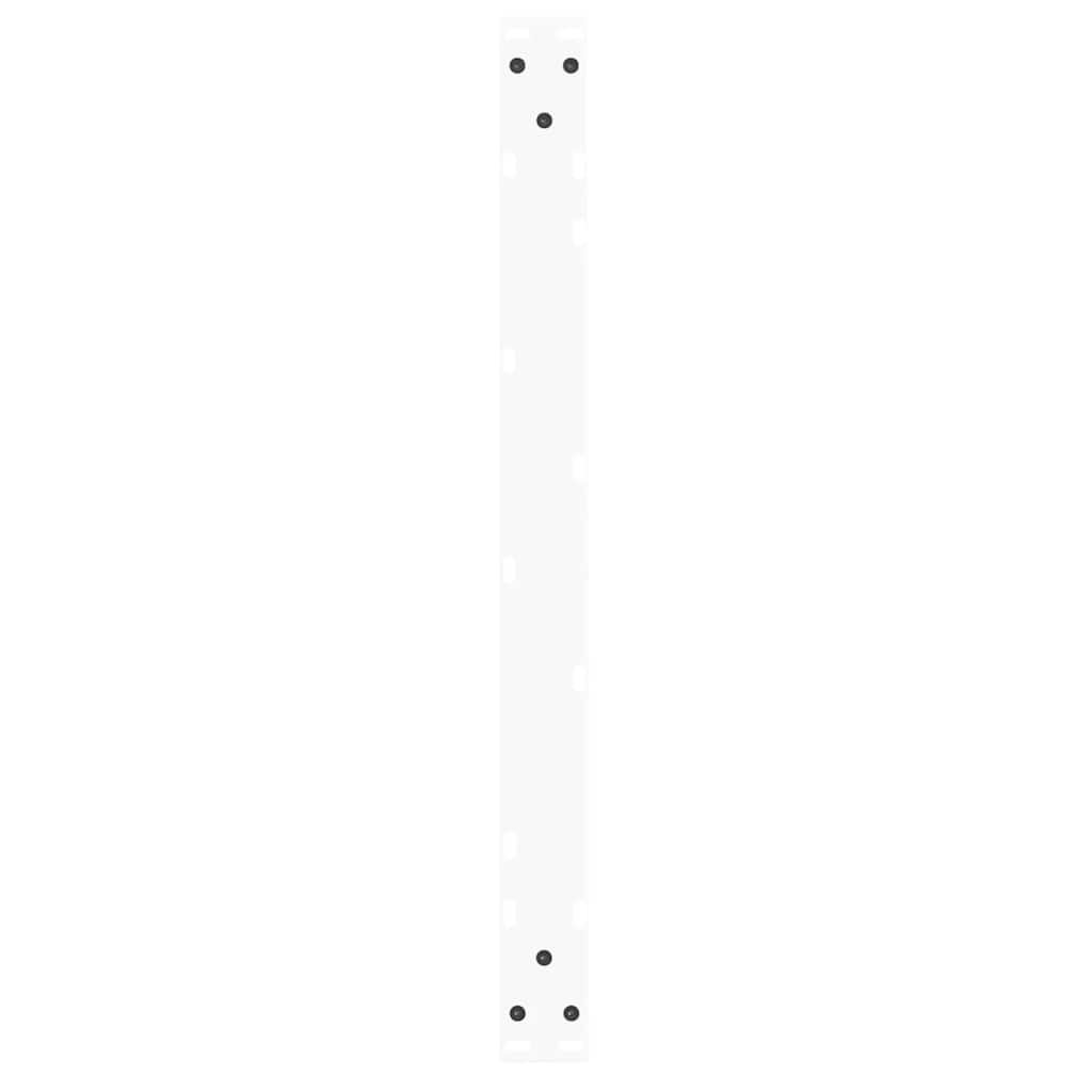 Gambe per Tavolino da Caffè forma V 2 pz Bianche 70x(42-43,3)cm