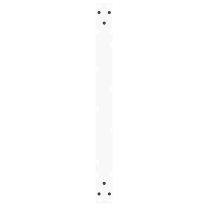 Gambe per Tavolino da Caffè forma V 2 pz Bianche 70x(42-43,3)cm