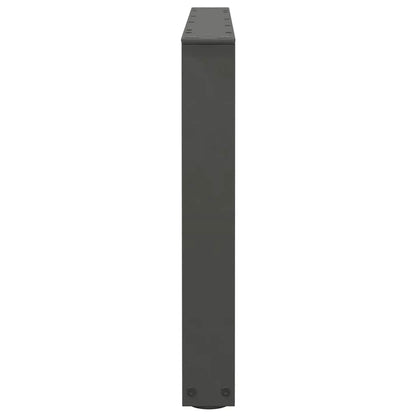 Gambe Tavolino da Caffè forma V 2 pz Antracite 70x(42-43,3) cm