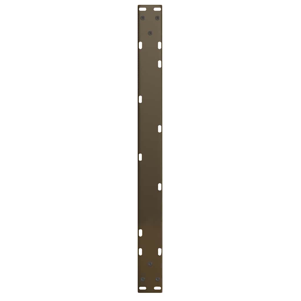 Gambe per Tavolo Pranzo a V 2pz Naturale 70x(42-43,3)cm Acciaio - homemem39
