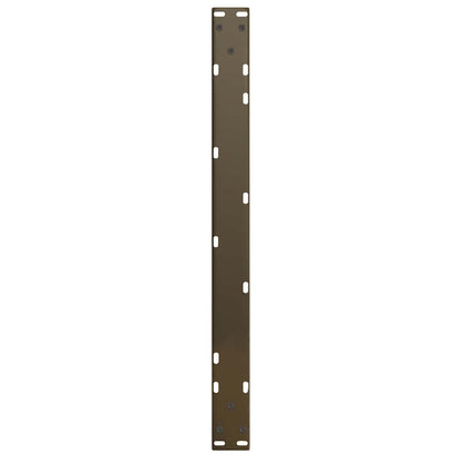 Gambe per Tavolo Pranzo a V 2pz Naturale 70x(42-43,3)cm Acciaio - homemem39