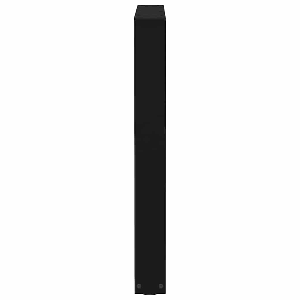 Gambe per Tavolo da Pranzo a V 2 pz Nero 60x(72-73,3)cm Acciaio - homemem39