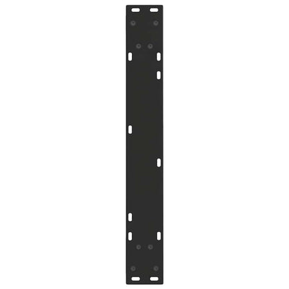 Gambe per Tavolo da Pranzo a V 2 pz Nero 70x(72-73,3)cm Acciaio - homemem39