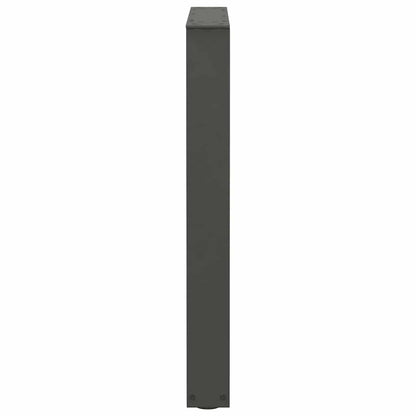 Gambe Tavolo Pranzo a V 2 pz Antracite 70x(72-73,3)cm Acciaio - homemem39