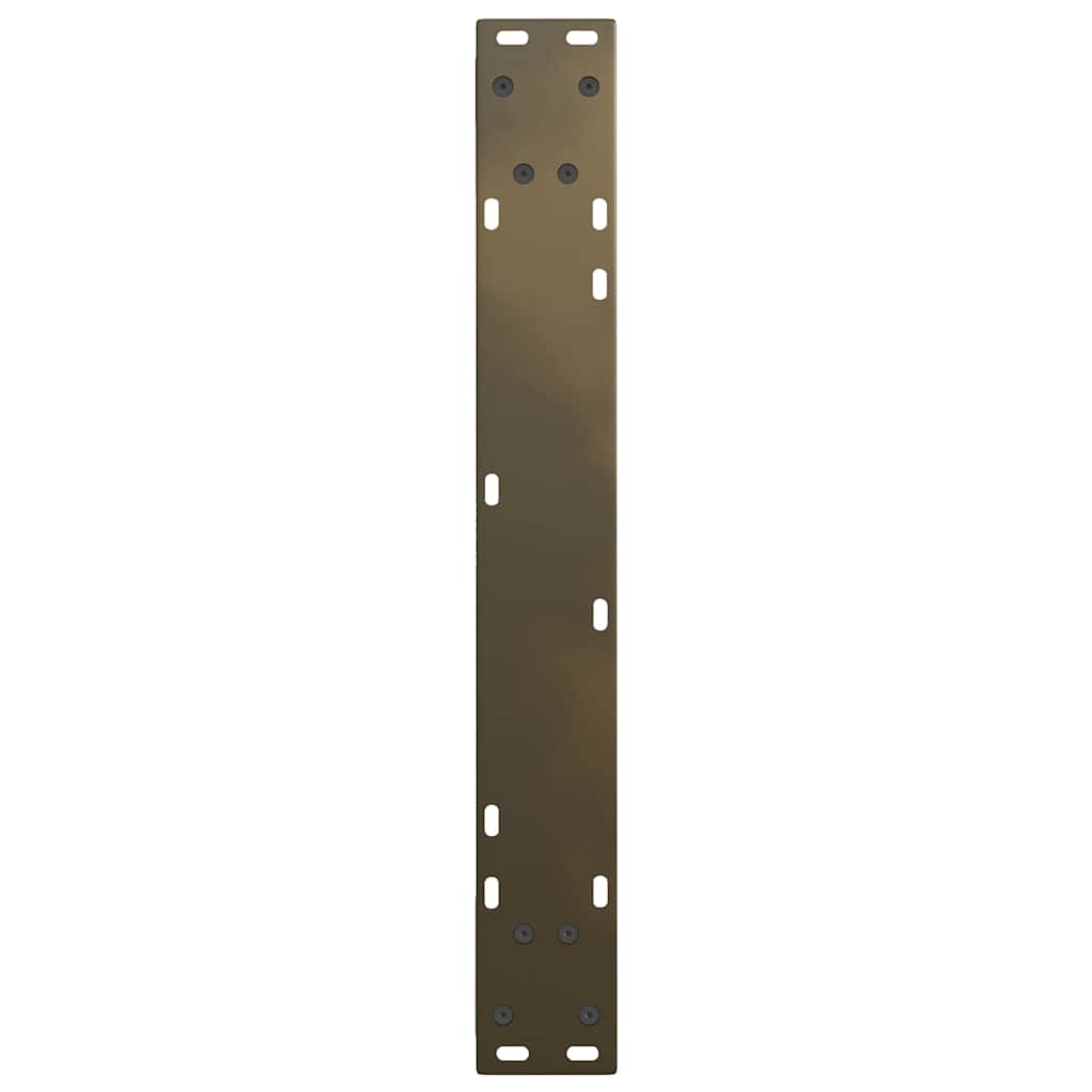 Gambe per tavolo da pranzo forma V 2 pz naturale 70x(72-73,3)cm