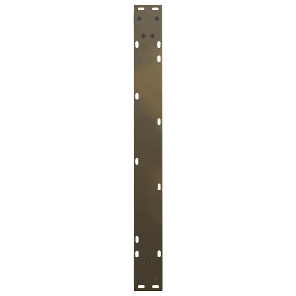 Gambe per Tavolo Pranzo a V 2pz Naturale 90x(72-73,3)cm Acciaio - homemem39
