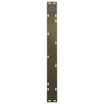 Gambe per Tavolo Pranzo a V 2pz Naturale 90x(72-73,3)cm Acciaio - homemem39