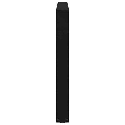 Gambe per Tavolo da Pranzo a V 2pz Nero 100x(72-73,3)cm Acciaio - homemem39