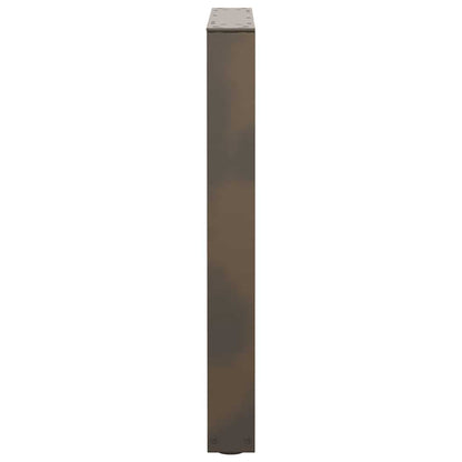 Gambe per Tavolo Pranzo a V 3pz Naturale 70x(72-73,3)cm Acciaio - homemem39