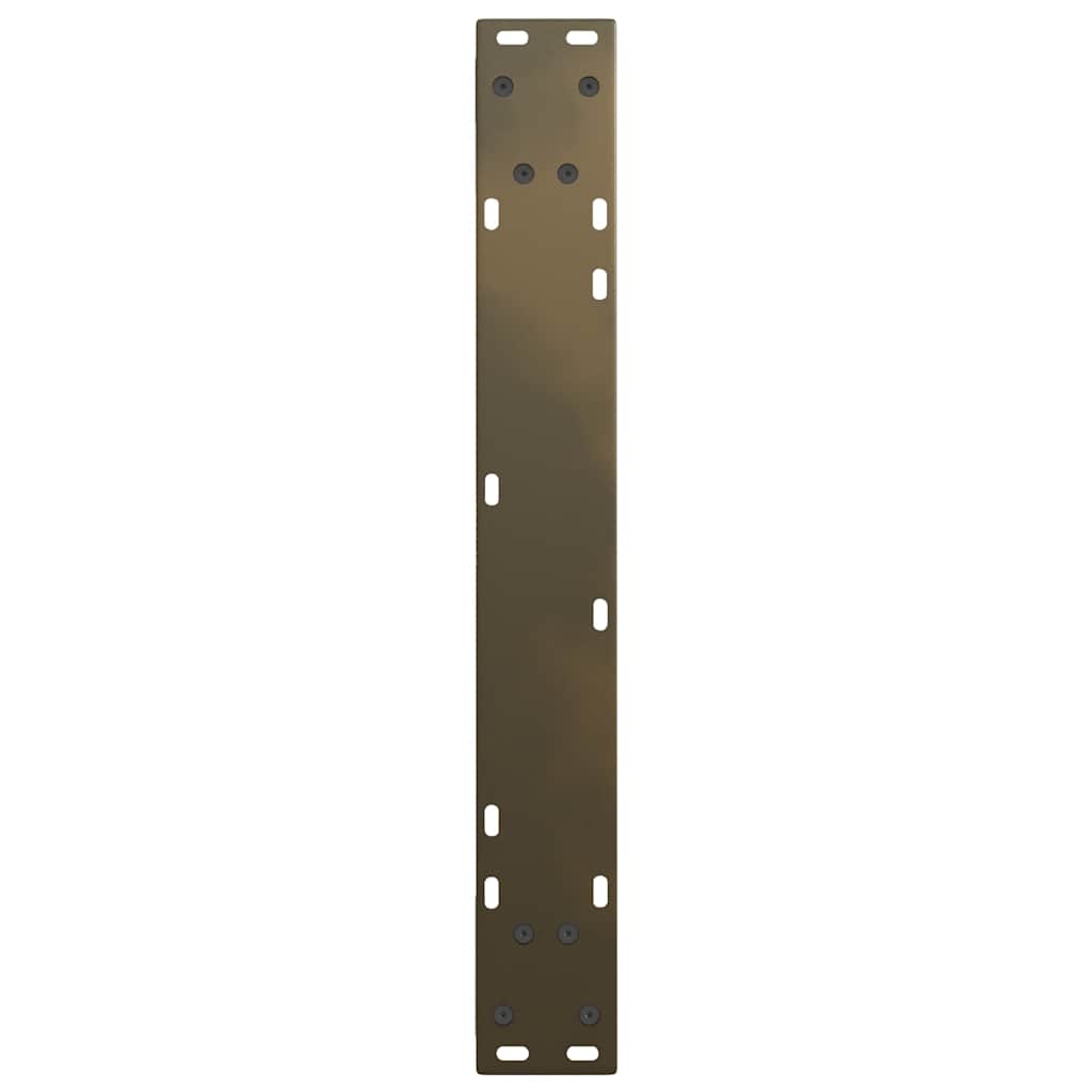 Gambe per Tavolo Pranzo a V 3pz Naturale 70x(72-73,3)cm Acciaio - homemem39