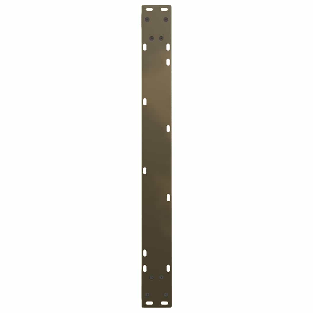 Gambe per Tavolo Pranzo a V 3pz Naturale 80x(72-73,3)cm Acciaio - homemem39