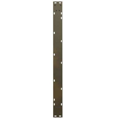 Gambe Tavolo Pranzo a V 3 pz Naturale 100x(72-73,3)cm Acciaio - homemem39