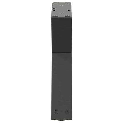 Gambe per tavolino 2 pz Antracite 30x(30-31,3) cm Acciaio