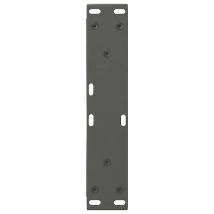 Gambe per Tavolino 2 pz Antracite 40x(30-31,3) cm in Acciaio - homemem39