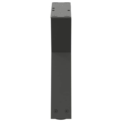 Gambe per tavolino 2 pz Antracite 50x(30-31,3) cm Acciaio