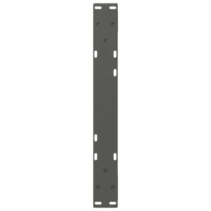 Gambe per Tavolino 2 pz Antracite 50x(30-31,3) cm in Acciaio - homemem39