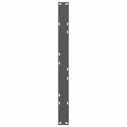 Gambe per tavolino 2 pz Antracite 70x(30-31,3) cm Acciaio
