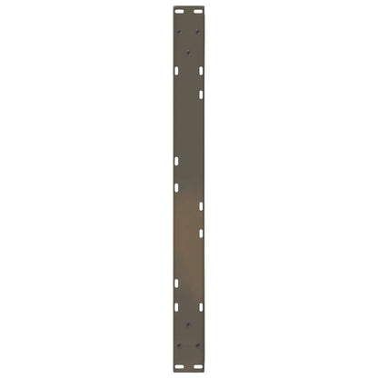 Gambe per Tavolino 2 pz Naturale 70x(30-31,3) cm in Acciaio - homemem39
