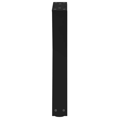 Gambe per Tavolino 2 pz Nero 28x(42-43,3) cm in Acciaio - homemem39