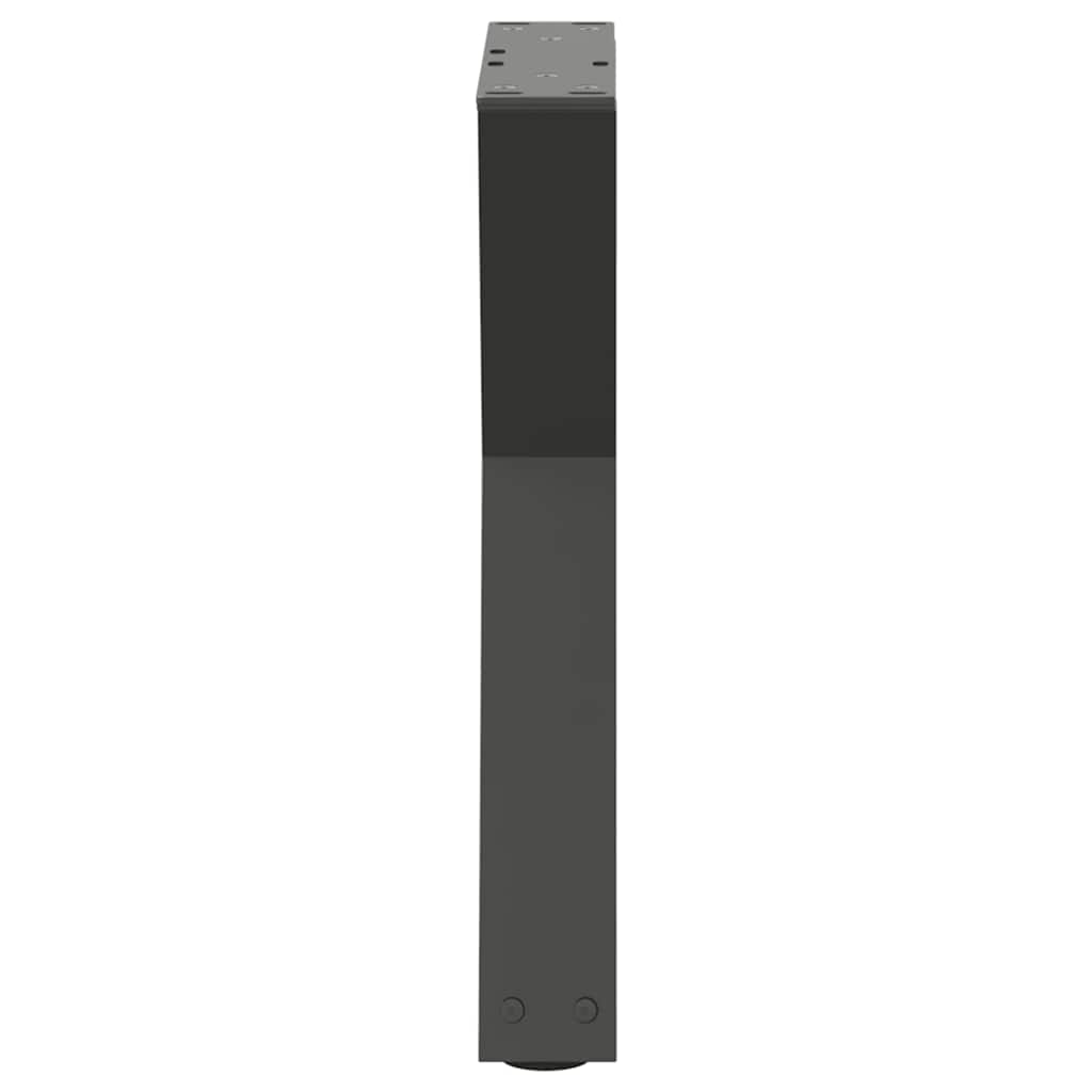 Gambe per Tavolino 2 pz Antracite 28x(42-43,3) cm in Acciaio - homemem39