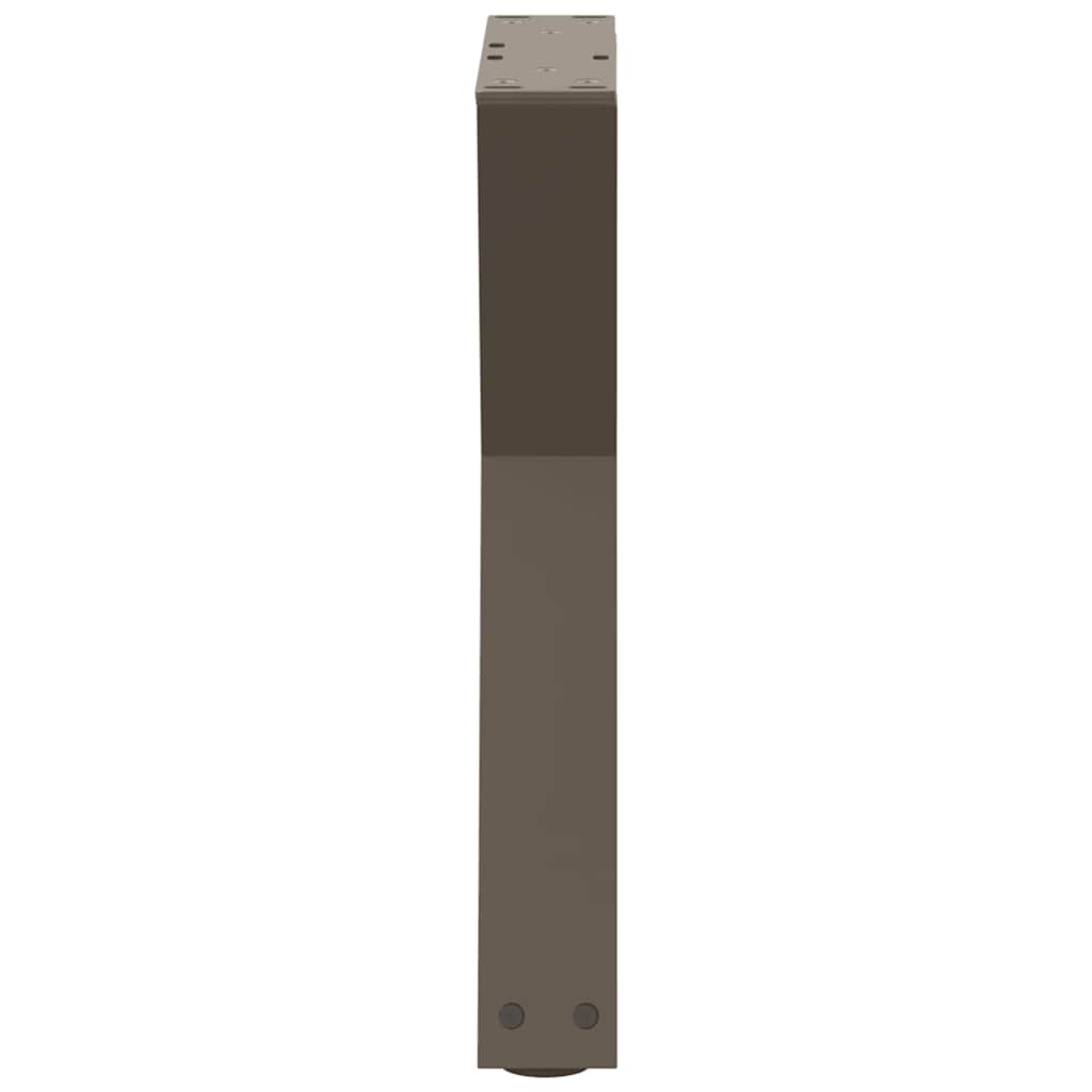 Gambe per Tavolino 2 pz Naturale 28x(42-43,3) cm in Acciaio - homemem39