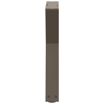 Gambe per Tavolino 2 pz Naturale 28x(42-43,3) cm in Acciaio - homemem39