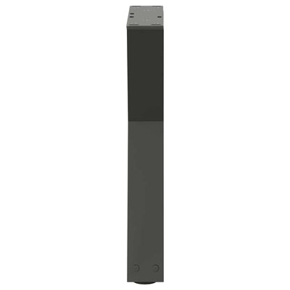 Gambe per Tavolino 2 pz Antracite 38x(42-43,3) cm in Acciaio - homemem39