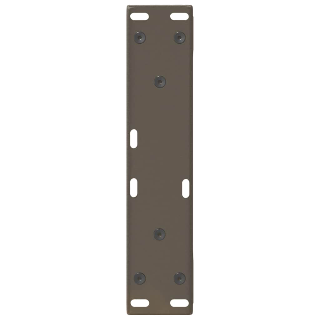 Gambe per Tavolino 2 pz Naturale 38x(42-43,3) cm in Acciaio - homemem39