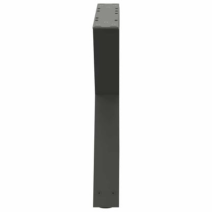 Gambe per Tavolino 2 pz Antracite 50x(42-43,3) cm in Acciaio - homemem39