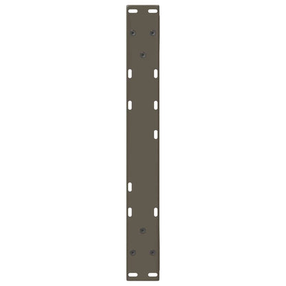 Gambe per Tavolino 2 pz Naturale 50x(42-43,3) cm in Acciaio - homemem39