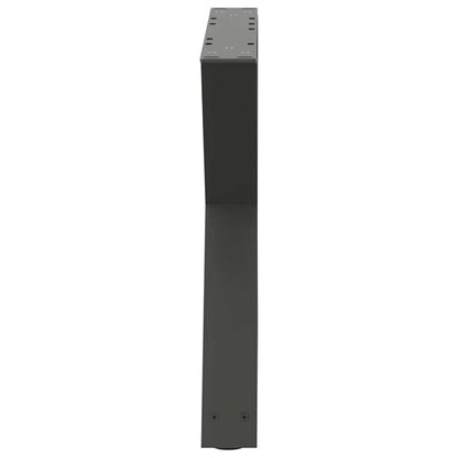 Gambe per Tavolino 2 pz Antracite 60x(42-43,3) cm in Acciaio - homemem39