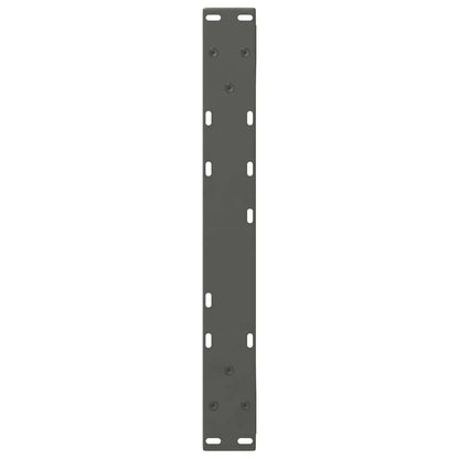 Gambe per Tavolino 2 pz Antracite 60x(42-43,3) cm in Acciaio - homemem39