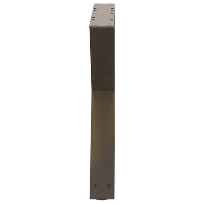 Gambe per Tavolino 2 pz Naturale 60x(42-43,3) cm in Acciaio - homemem39