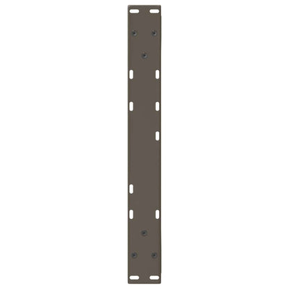 Gambe per Tavolino 2 pz Naturale 60x(42-43,3) cm in Acciaio - homemem39