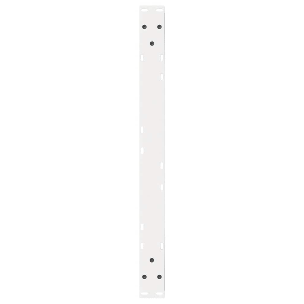 Gambe per Tavolino 2 pz Bianco 70x(42-43,3) cm in Acciaio - homemem39