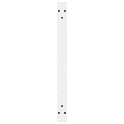 Gambe per Tavolino 2 pz Bianco 70x(42-43,3) cm in Acciaio - homemem39