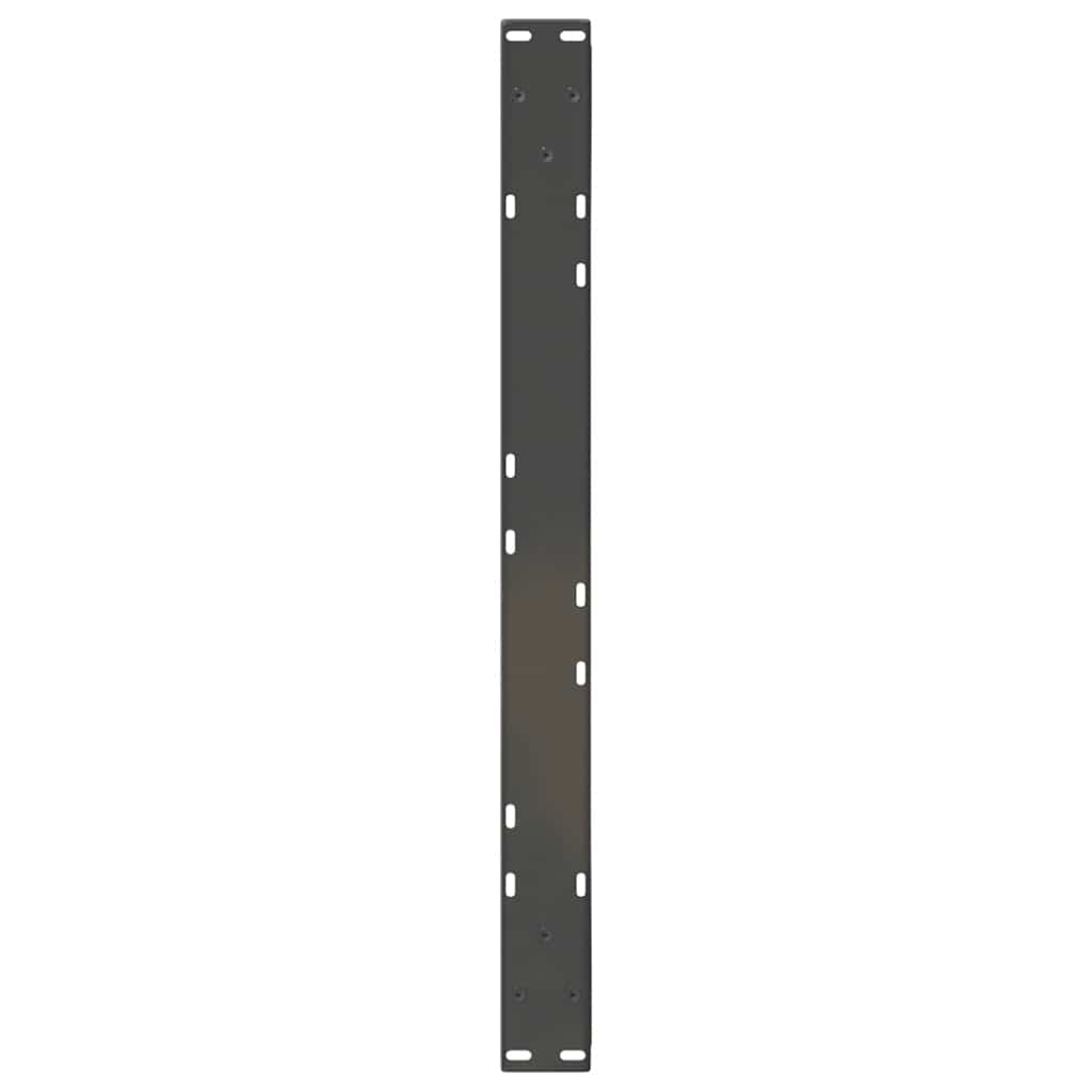Gambe per Tavolino 2 pz Antracite 70x(42-43,3) cm in Acciaio - homemem39