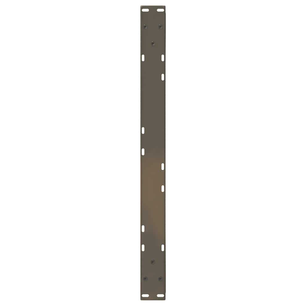 Gambe per Tavolino 2 pz Naturale 70x(42-43,3) cm in Acciaio - homemem39