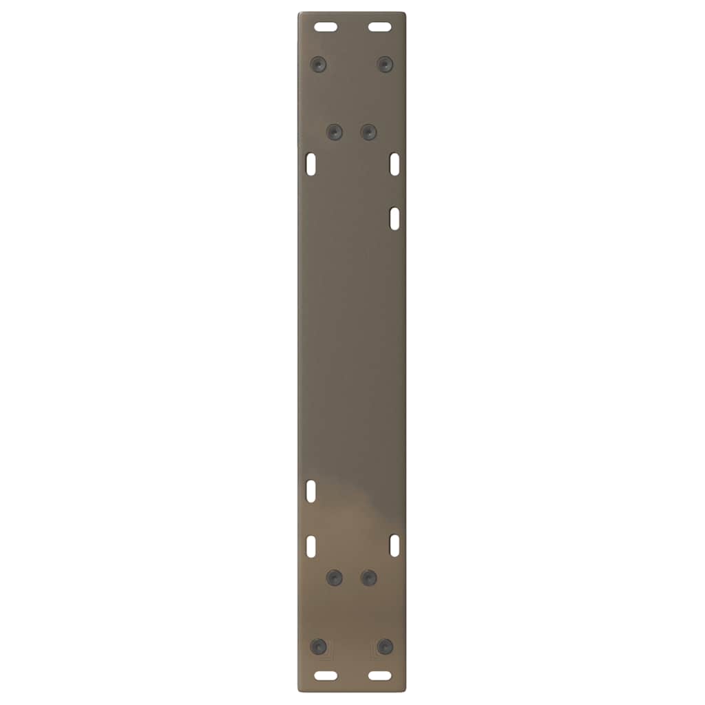 Gambe per Tavolo da Pranzo 2 pz Naturale 60x(72-73,3)cm Acciaio - homemem39