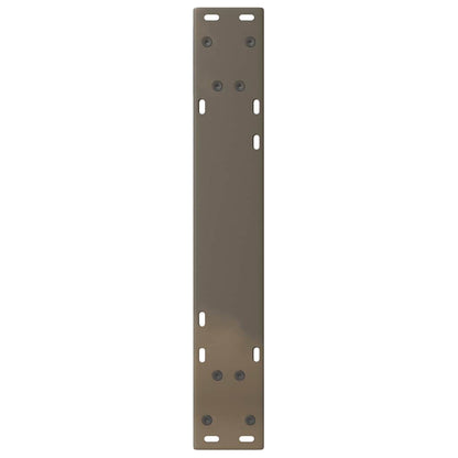 Gambe per Tavolo da Pranzo 2 pz Naturale 60x(72-73,3)cm Acciaio - homemem39