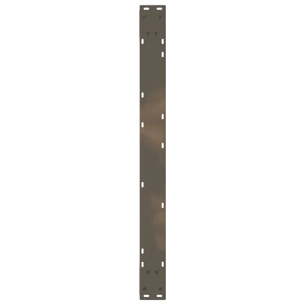 Gambe per Tavolo da Pranzo 2 pz Naturale 90x(72-73,3)cm Acciaio - homemem39