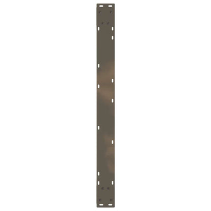 Gambe per Tavolo da Pranzo 2 pz Naturale 90x(72-73,3)cm Acciaio - homemem39