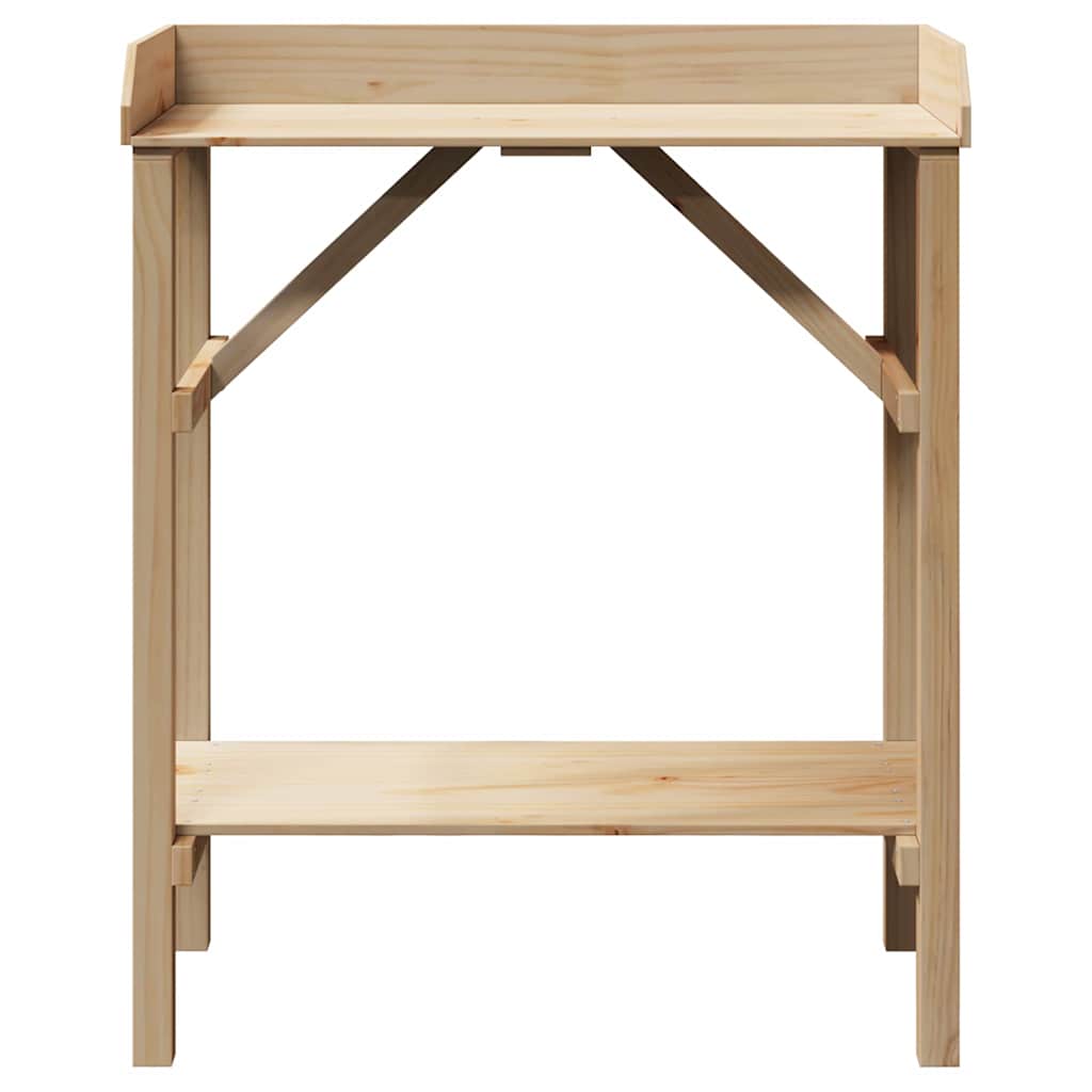 Supporti per piante con lo scaffale Beige 75 x 40 x 90 cm