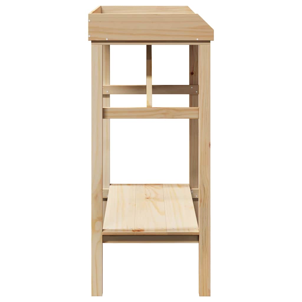 Supporti per piante con lo scaffale Marrone 75 x 40 x 90 cm