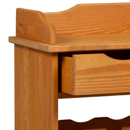 Portabottiglie Marrone 90 x 60 x 30 cm Legno di pino massello