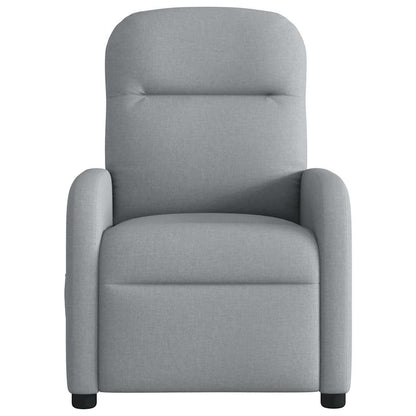 Poltrona Elettrica Reclinabile Grigio Chiaro in Tessuto | homemem39