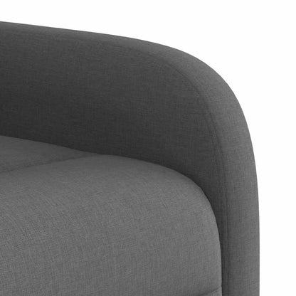 Poltrona Elettrica Reclinabile Grigio Scuro in Tessuto | homemem39