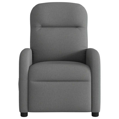Poltrona Elettrica Reclinabile Grigio Scuro in Tessuto | homemem39