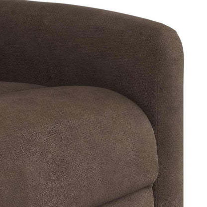 Poltrona Alzapersona Reclinante Massaggiante Marrone Microfibra | homemem39